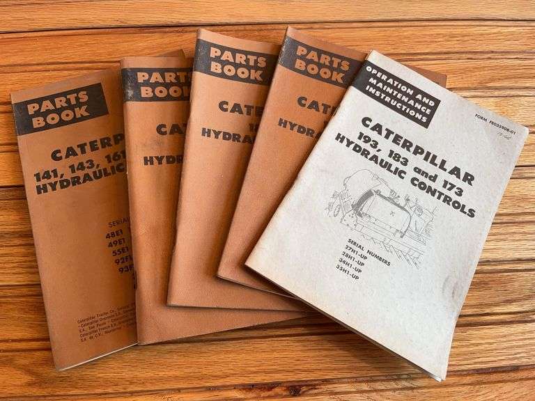 (6) Caterpillar Hydraulic Controls Manuals image