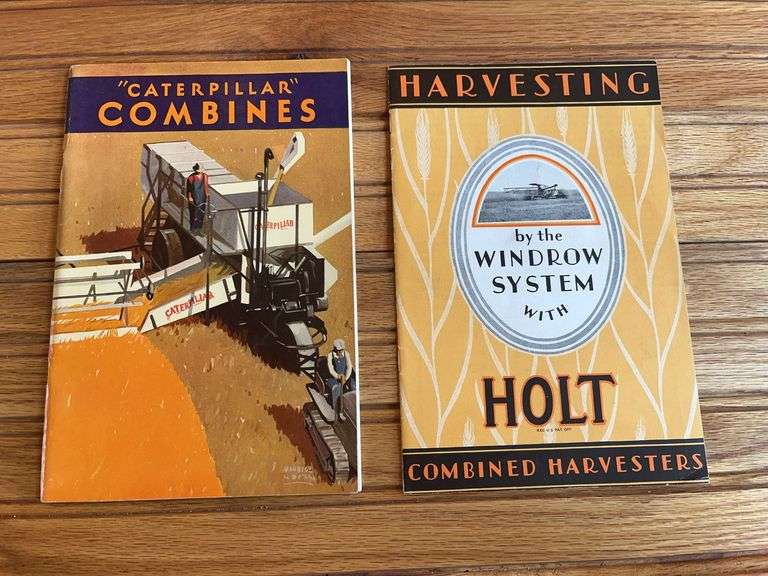 (2) Caterpillar Combined Harvester Sales Literature image