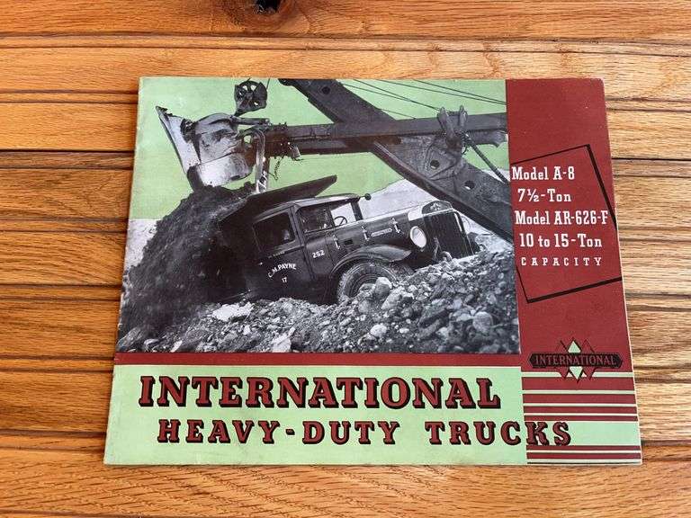 1924 International Heavy Duty Trucks Sales Literature image