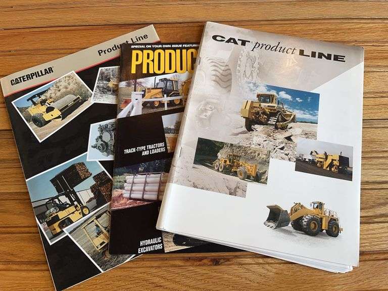 (3) Caterpillar Sales Literature image