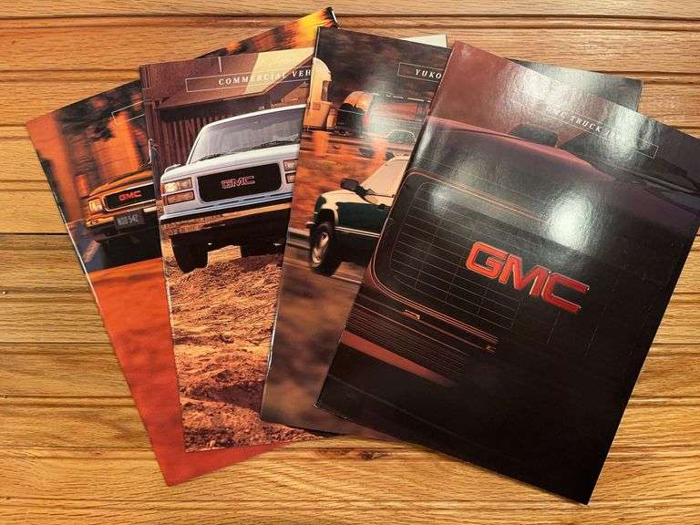 (4) 1996 GMC Sales Literature image