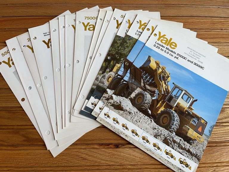 (15) Yale Wheel Loader Sales Literture image