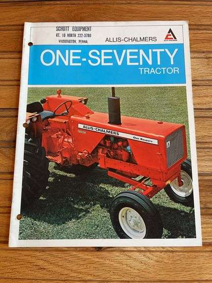 1968 Allis-Chalmers One-Seventy Tractor Sales Literature image