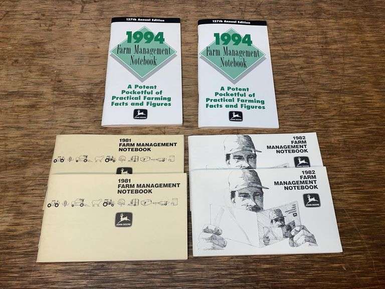 (6) John Deere Farm Management Notebooks image