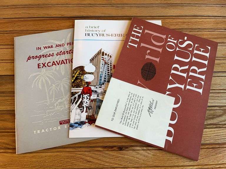 (3) Bucyrus-Erie Sales Literature image