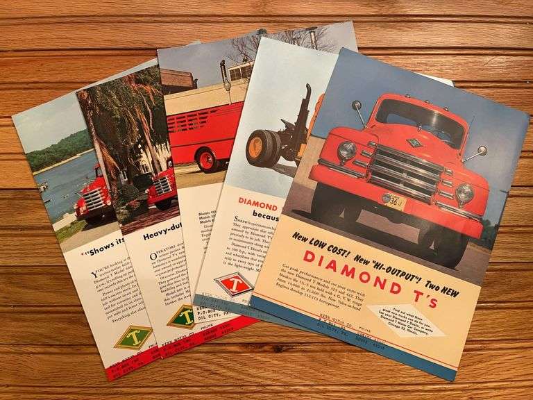 (5) Diamond T Truck Sales Literature image