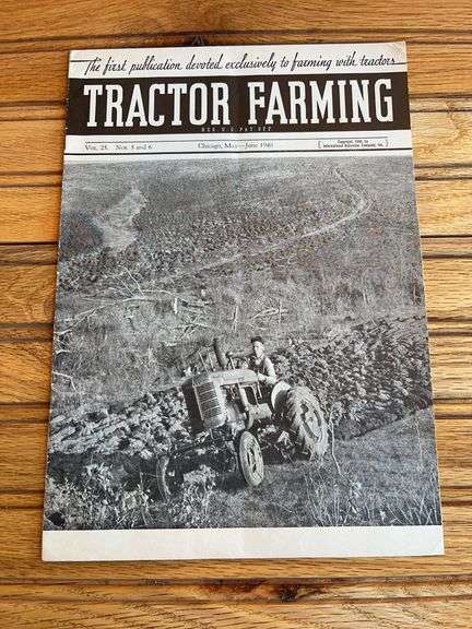1940 IH Tractor Farming Magazine image