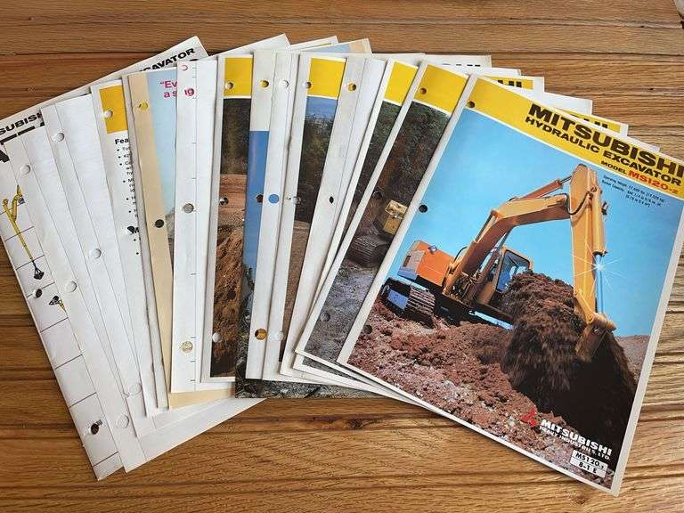 (18) Mitsubishi Excavator Sales Literature image