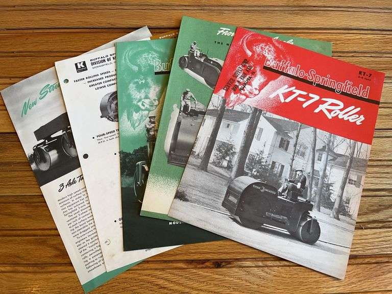 (5) Buffalo-Springfield Roller Sales Literature image