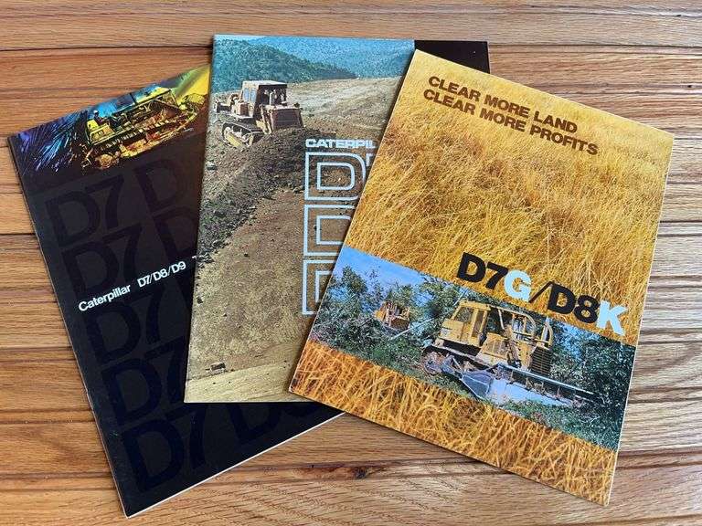 (3) Caterpillar Crawler Sales Literature image