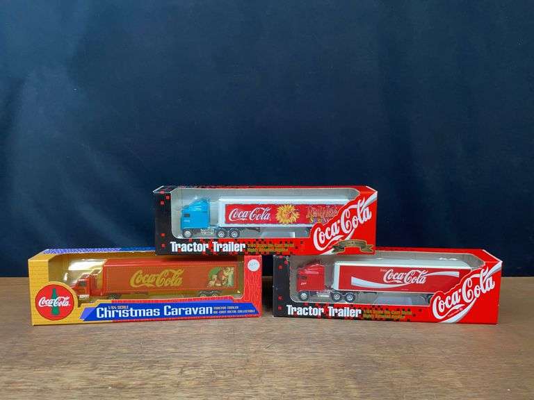 (3) 1/64 Coca-Cola Semis NIB image