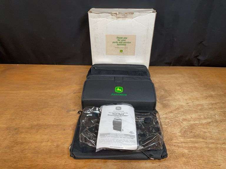 John Deere Seat Back Organizer Cooler NIB image