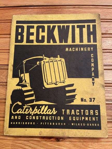 Beckwith Machinery Company Catalog image