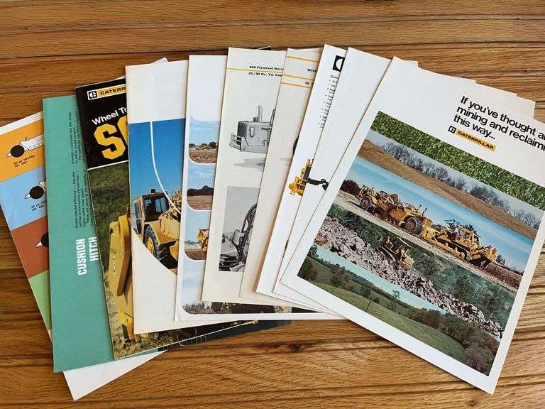 (10) Caterpillar Scraper Sales Literature image