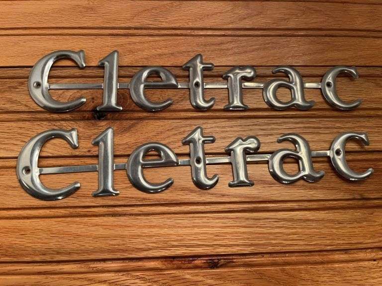 (2) Cletrac Name Plates image