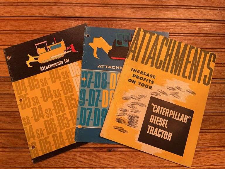 (3) Caterpillar Crawler Attachments Sales Literature image