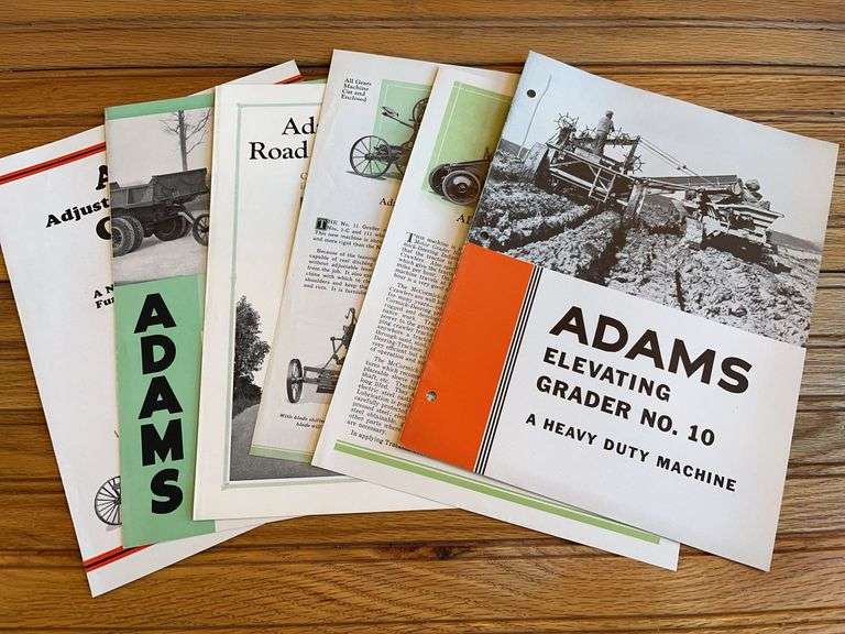 (6) J.D. Adams Grader Sales Literature image