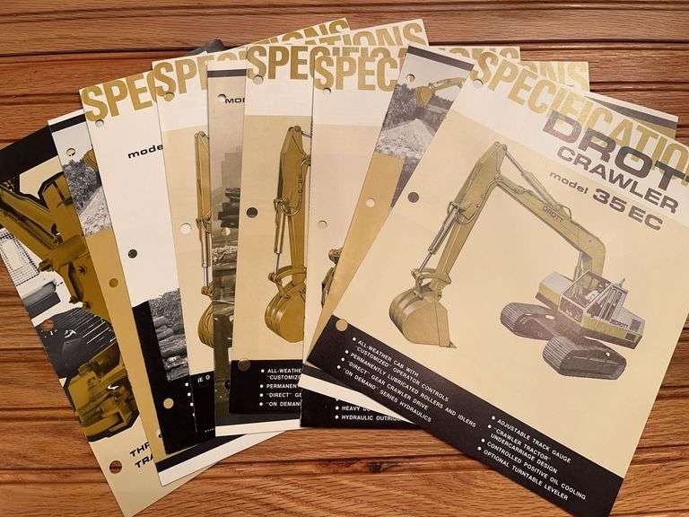(9) Drott Excavator Sales Literature image