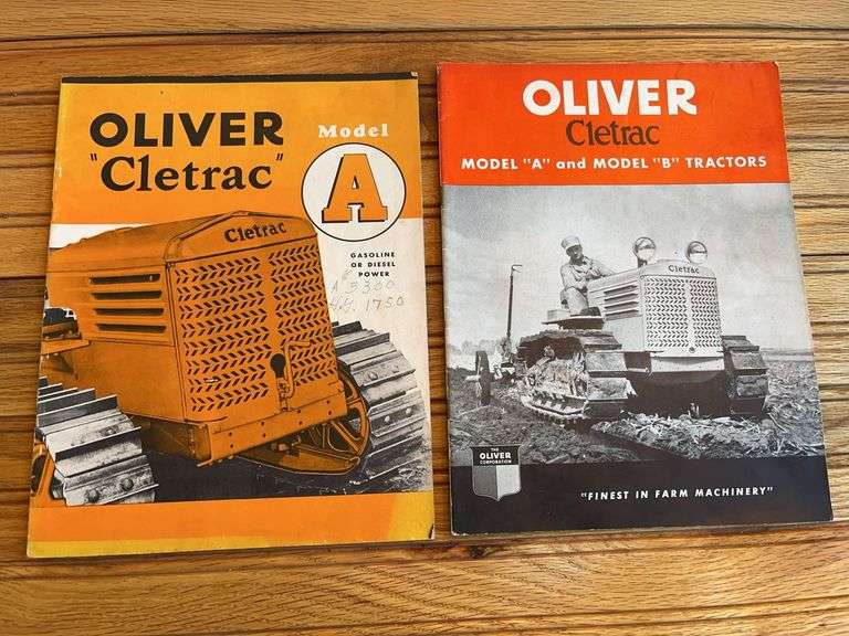 (2) Oliver Cletrac Crawler Sales Literature image