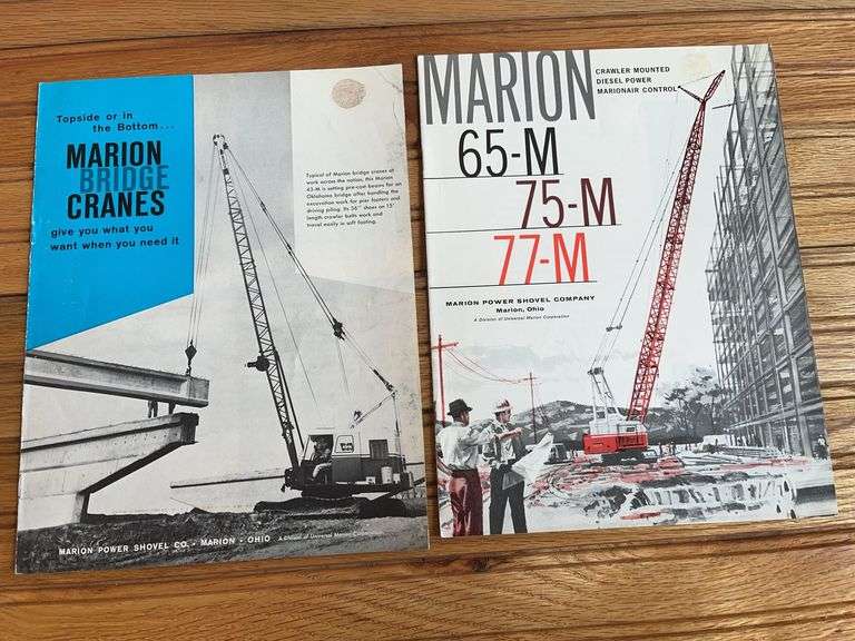 (2) Marion Power Shovel Sales Literature image