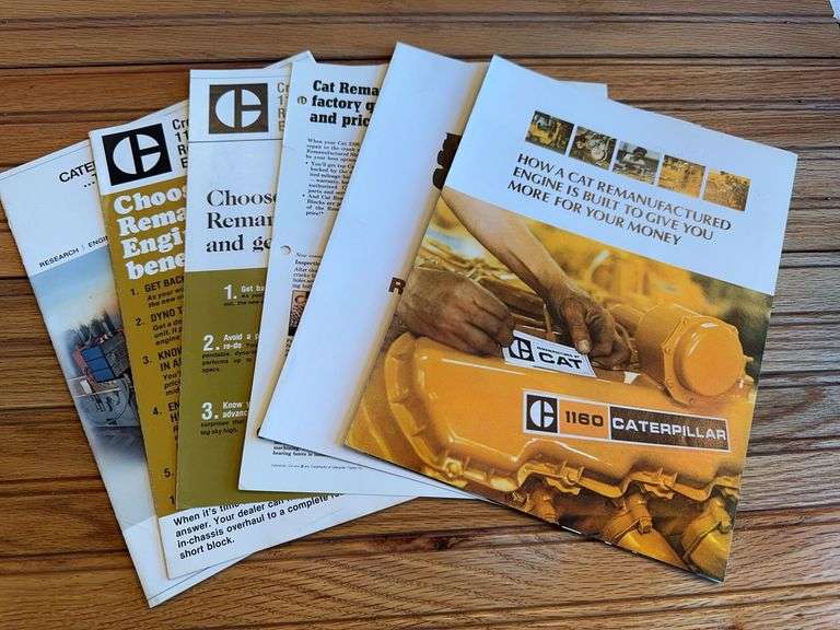 (6) Caterpillar Engine Sales Literature image