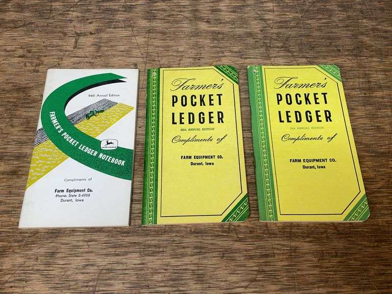 (3) John Deere Pocket Ledgers image