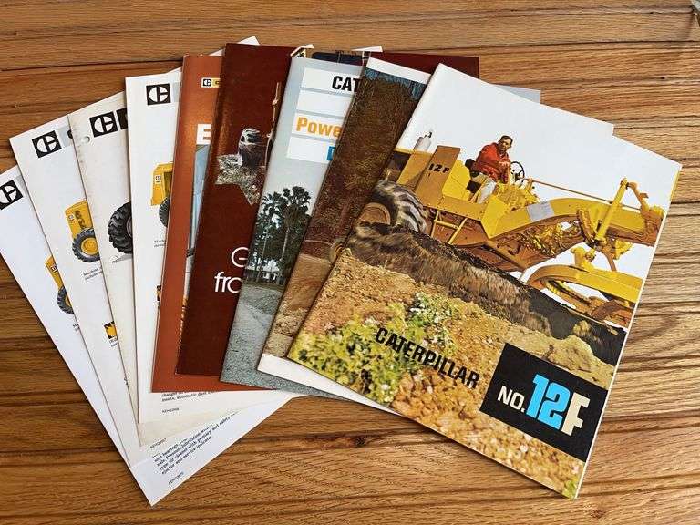 (9) Caterpillar Grader Sales Literature image