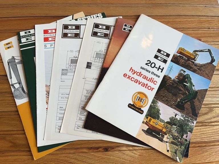 (7) Bucyrus-Erie Sales Literature image
