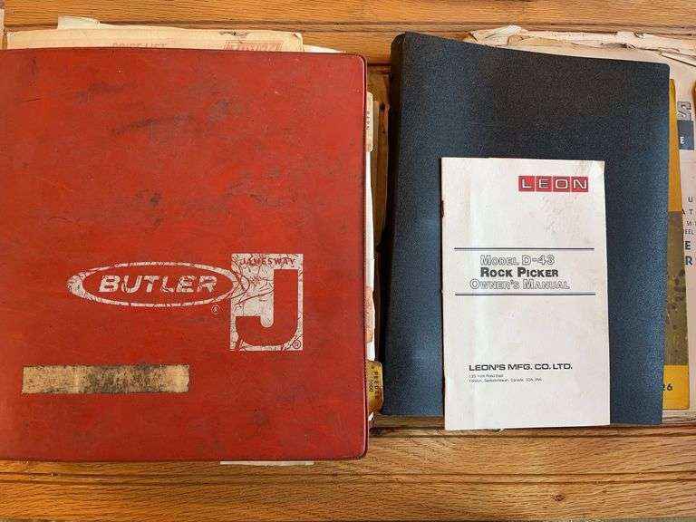 (2) Jamesway + General Implement Sales Binders image