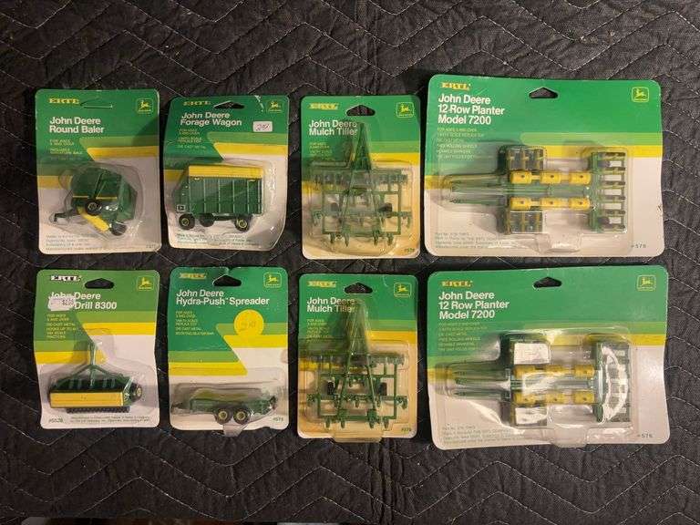 (8) 1/64 John Deere Farm Equipment Ertl image