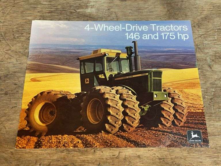 1973 John Deere 4wd Tractors Sales Literature image
