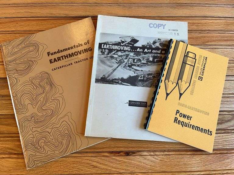 (3) Caterpillar Earthmoving Sales Literature image