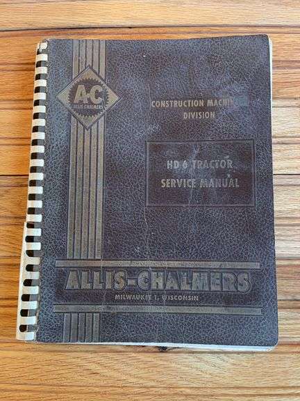 AC HD6 Crawler Service Manual image