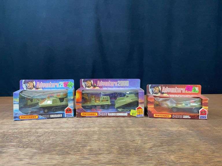 (3) Matchbox Adventure Sets NIB image