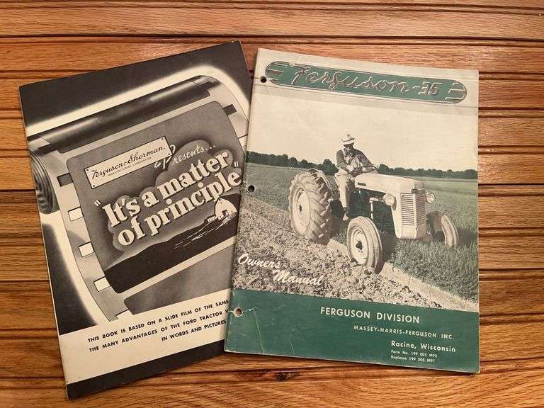 (2)  Ferguson Sales Literature + Manual image