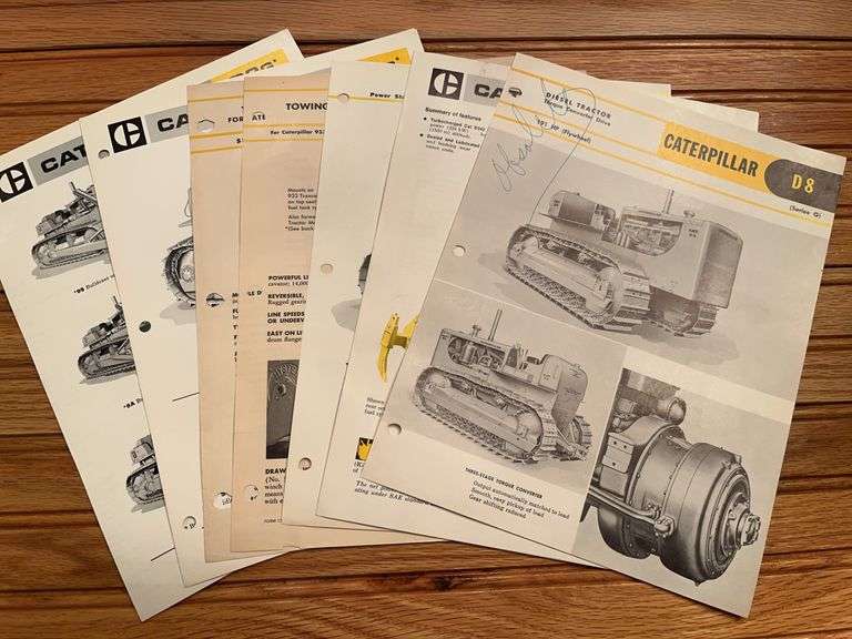 (7) Caterpillar Crawler Sales Literature image