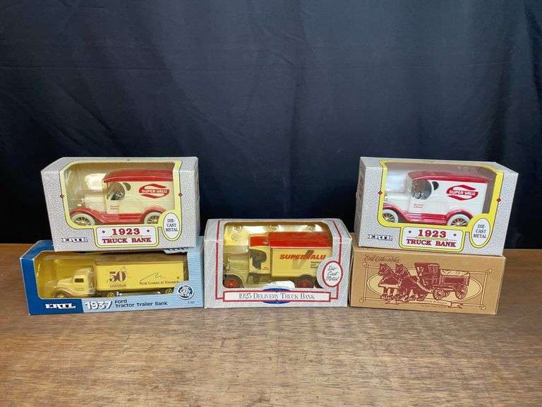(5) Truck Banks NIB Ertl image