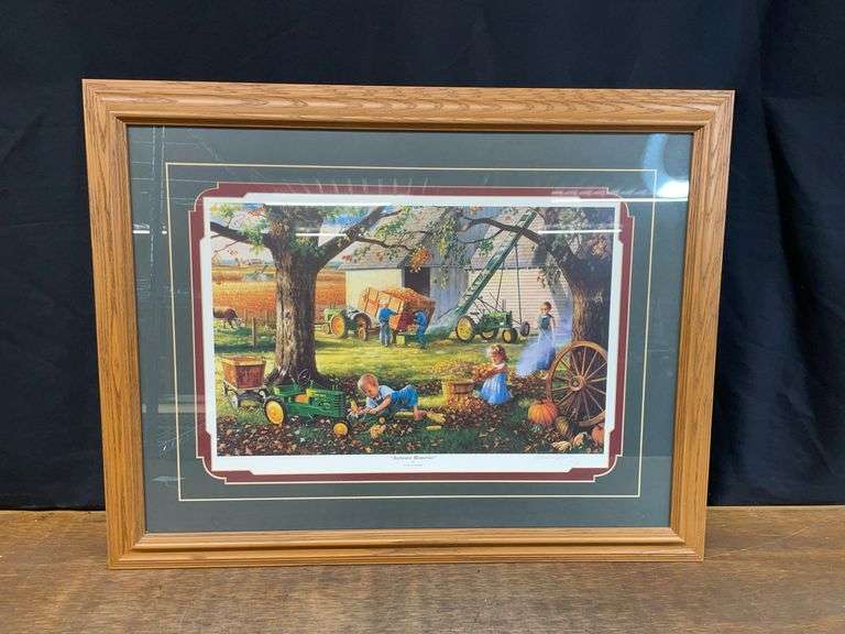 John Deere "Autumn Memories" Print image