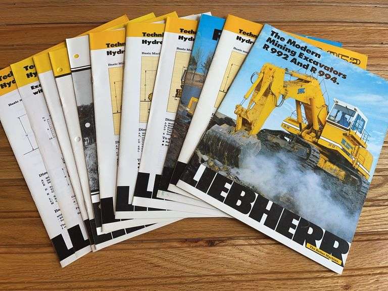 (11) Liebherr  Excavator Sales Literature image