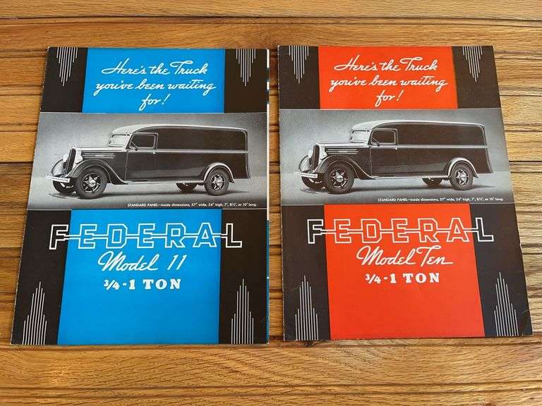 (2) Federal Trucks Sales Literature image