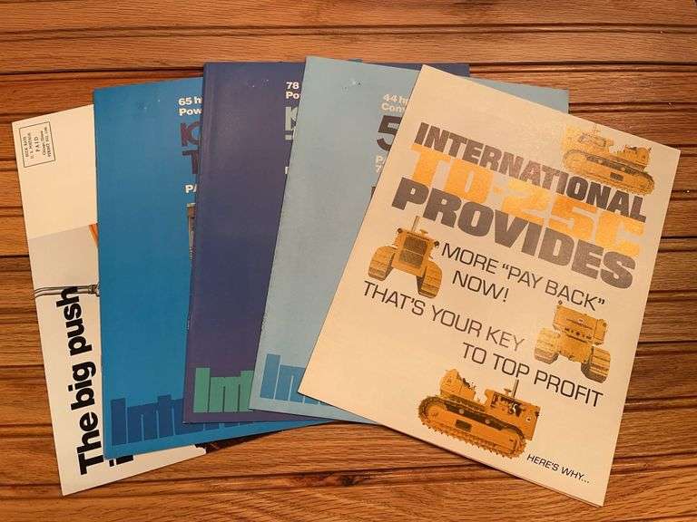 (5) International Crawler Sales Literature image