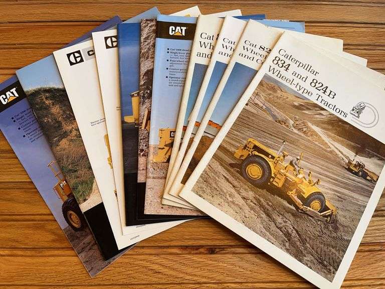 (12) Caterpillar Wheel Tractor Sales Literature image