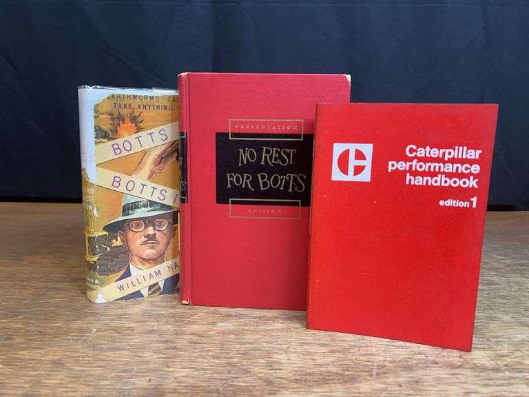 (3) Alexander Botts Books + Caterpillar Performance Handbook image
