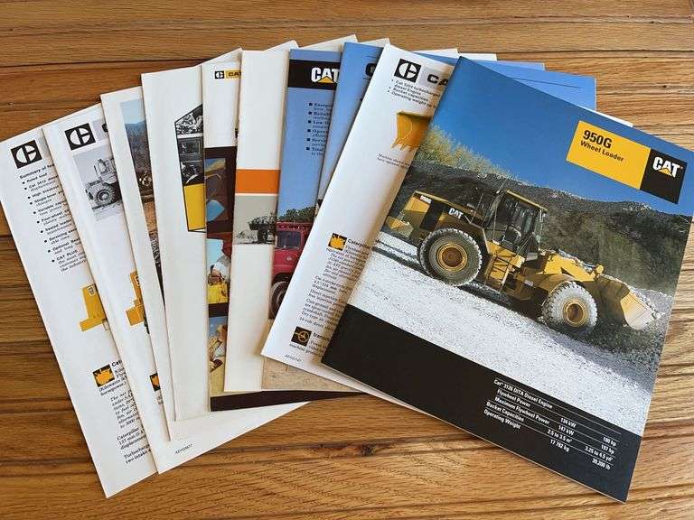 (10) Caterpillar Wheel Loader Sales Literature image