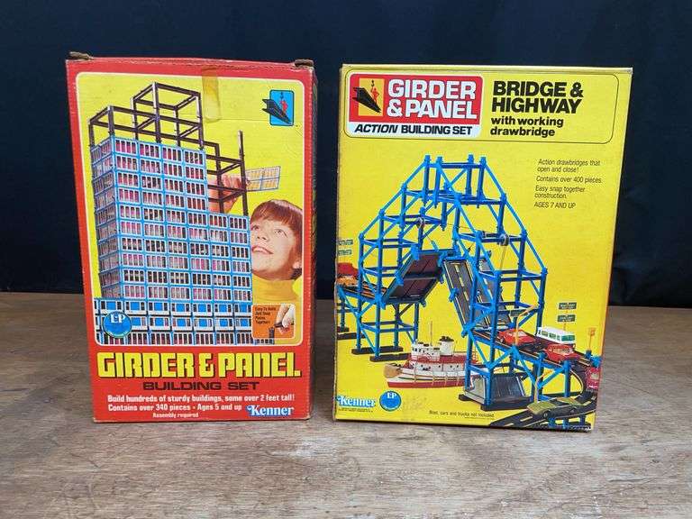 (2) Girder & Panel Building Sets Kenner image