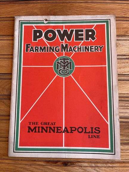 Minneapolis Threshing Machine Company Power Farming Machinery Catalog image