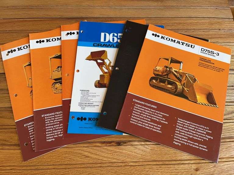 (6) Komatsu Crawler Loader Sales Literature image