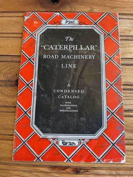 1930 Caterpillar Road Machinery Line Condensed Catalog image