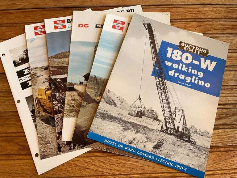 (6) Bucyrus-Erie Sales Literature image