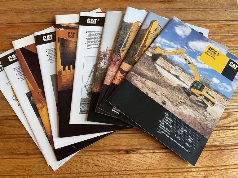 (10) Caterpillar Excavator Sales Literature image